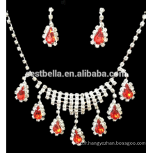 Ensembles de bijoux bon marché Party nuptiale strass Collier et boucles d&#39;oreilles BridalJewelry Sets Design for Wedding